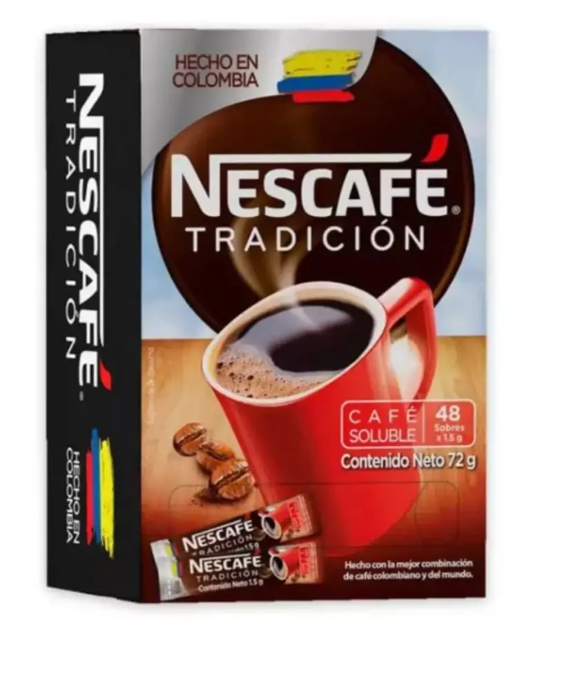 CAFE SOLUBLE NESCAFE X 48 SOBRES X 1,5g