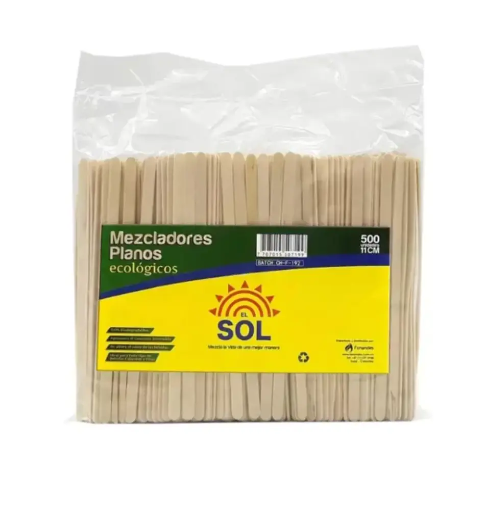 MEZCLADORES MADERA X 500