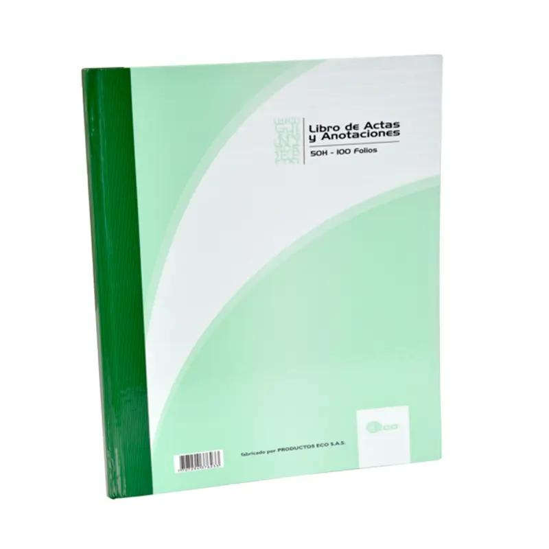 LIBRO DE ACTAS 100 FOLIOS