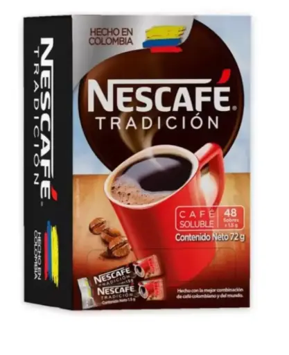 CAFE SOLUBLE NESCAFE X 48 SOBRES X 1,5g