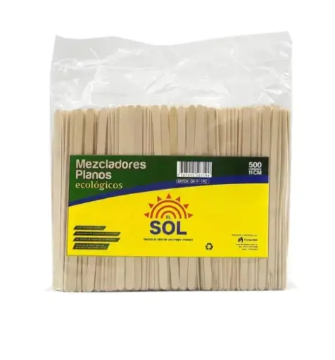 MEZCLADORES MADERA X 500