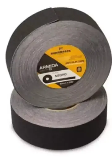 CINTA ANTIDESLIZANTE NEGRA 50MM x 20MTS