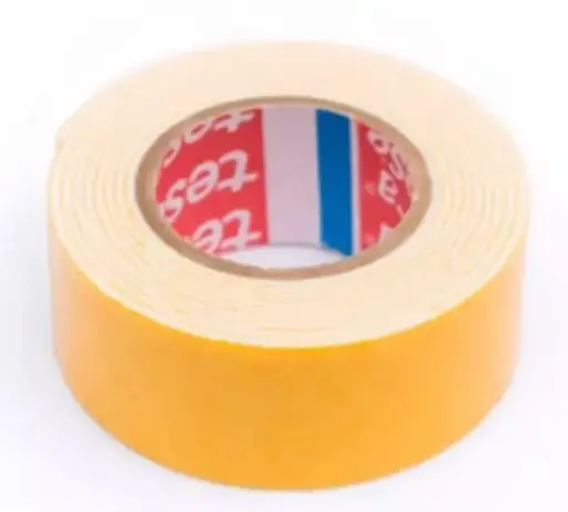 CINTA DOBLE FAZ ESPUMA 24MM x 50MTS MOSTAZA