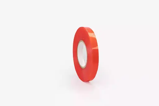 CINTA DOBLE FAZ ROJA 12MM x 50 MTS